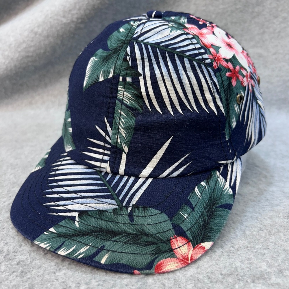 Tropical Floral Mens Navy Goodfellow & Co Baseball Cap Adjustable Strap OSFM